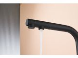Watch image 6 Kitchen faucet (Lt) D35, Boreal Black with drinking water tap, a-five