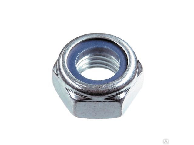 Nylon lock nut М8 DIN 985 zp (10 pcs/polybag) STARFIX