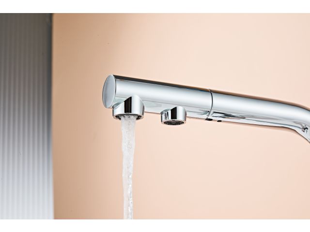 Image 5 Kitchen faucet (Lt) D35, Boreal Chrome with drinking water tap, a-five