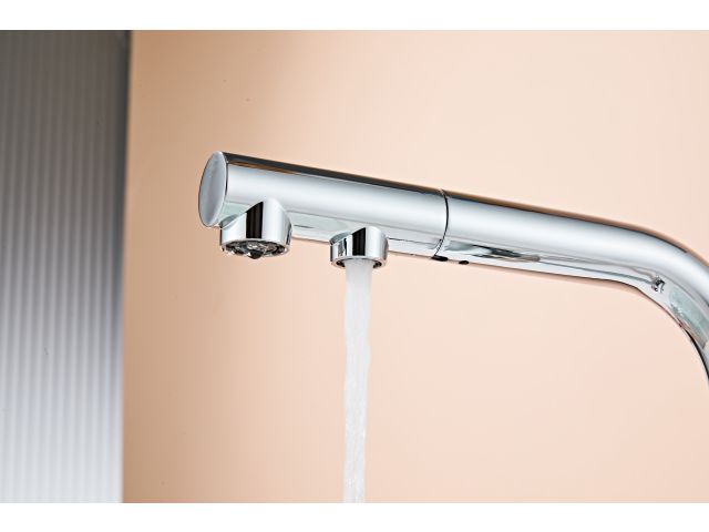Image 6 Kitchen faucet (Lt) D35, Boreal Chrome with drinking water tap, a-five