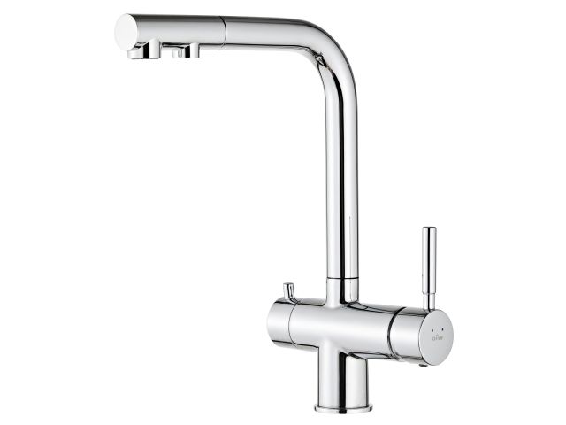 Kitchen faucet (Lt) D35, Boreal Chrome with drinking water tap, a-five