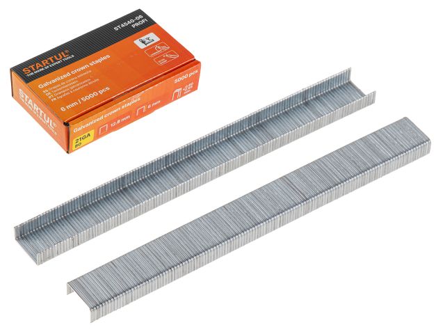 Image 1 Staples for stapler 21GA 6mm 5000pcs/box STARTUL PROFI