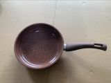 Frying pan 22х5.3 cm, aluminum, non-stick coating, Cook&amp;Fun series, cocoa, PERFECTO LINEA