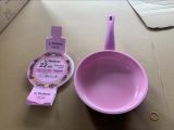 Frying pan 22х5,.3 cm, aluminum, non-stick coating, Cook&amp;Fun series, pink, PERFECTO LINEA