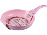 Frying pan 22х5,.3 cm, aluminum, non-stick coating, Cook&amp;Fun series, pink, PERFECTO LINEA