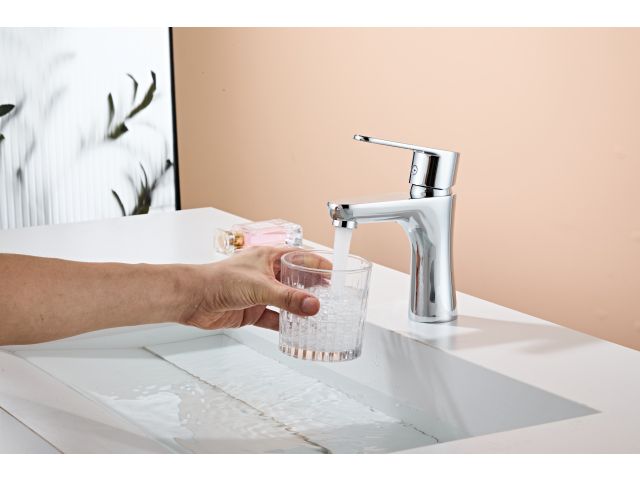 Image 3 Basin faucet (Lt) D35, Erie Chrome, a-five