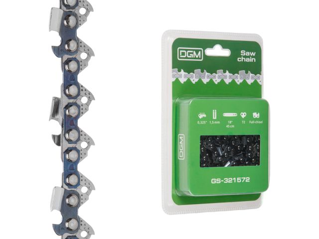 Image 1 Saw chain 45 cm 18" 0,325" 1.5 mm 72 th. (blister) DGM