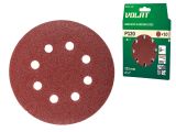 Velcro sanding disc 115mm 8 holes P120 10pcs/pack VOLAT