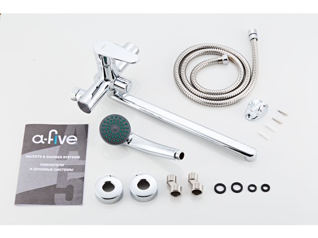 Image 9 Bath faucet (Lt) D35, Aurora Chrome, a-five