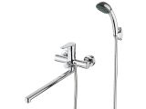 Bath faucet (Lt) D35, Aurora Chrome, a-five