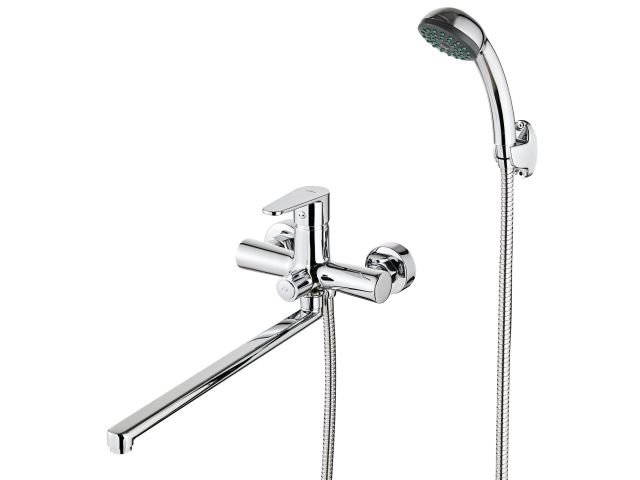 Bath faucet (Lt) D35, Aurora Chrome, a-five