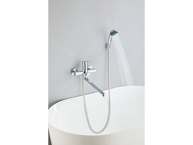 Image 3 Bath faucet (Lt) D35, Aurora Chrome, a-five