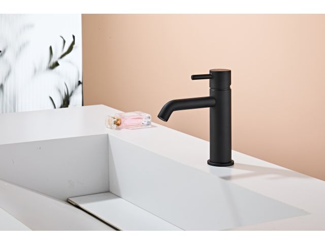 Image 2 Basin faucet (Lt) D25, Rocca Black, a-five