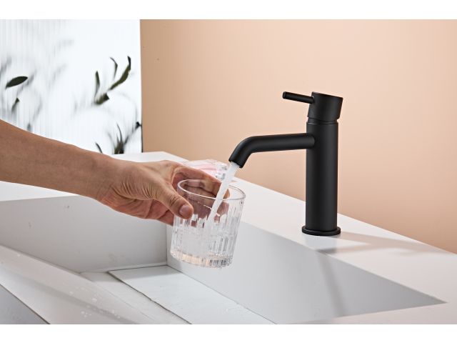 Image 5 Basin faucet (Lt) D25, Rocca Black, a-five