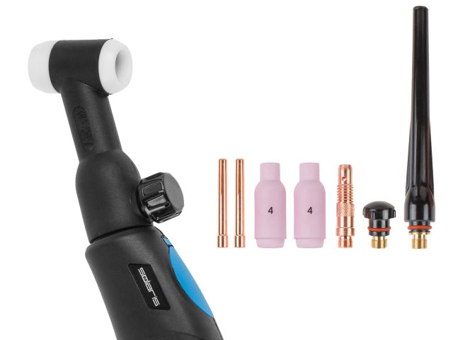 Image 2 TIG welding torch WGT-26V (4m, 250А, connector M16x1.5, valve) SOLARIS