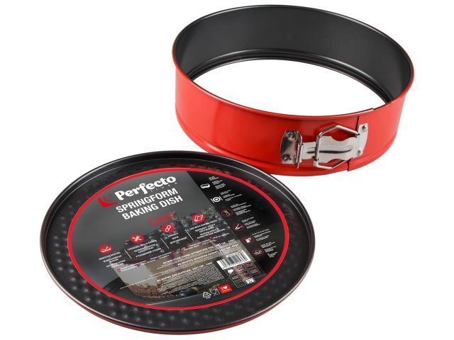Image 2 Non-stick round springform pan, 26х7 cm., non-stick coating, CHEF, PERFECTO LINEA