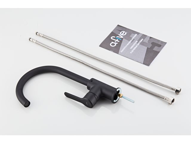 Image 6 Kitchen faucet (Lt) D35, Glacia Black, a-five