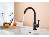 Watch image 2 Kitchen faucet (Lt) D35, Glacia Black, a-five