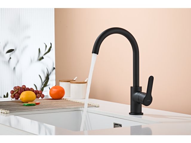Image 2 Kitchen faucet (Lt) D35, Glacia Black, a-five