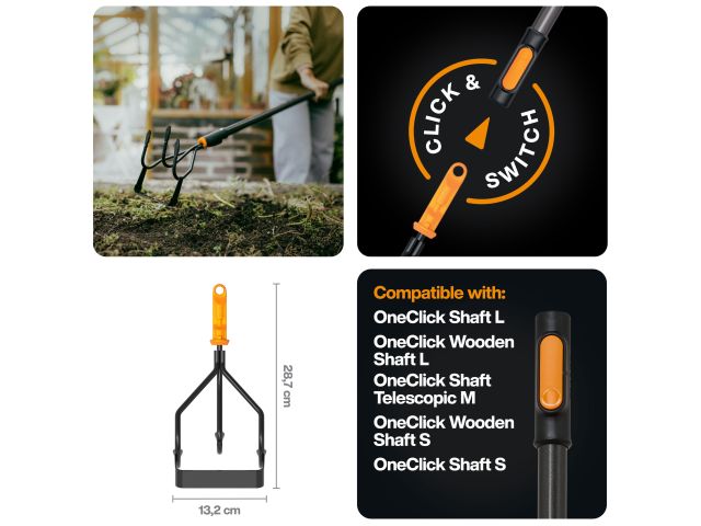 Image 4 Fiskars OneClick Cultiweeder