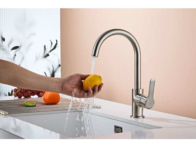 Image 4 Kitchen faucet (Lt) D35, Glacia Satin, a-five