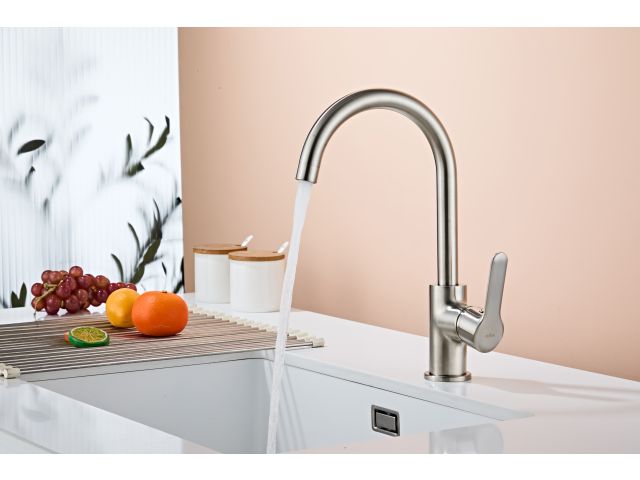 Image 2 Kitchen faucet (Lt) D35, Glacia Satin, a-five