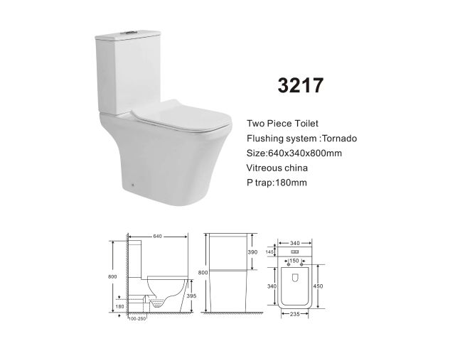 Image 2 Two-piece toilet, ASTRA, AV Engineering
