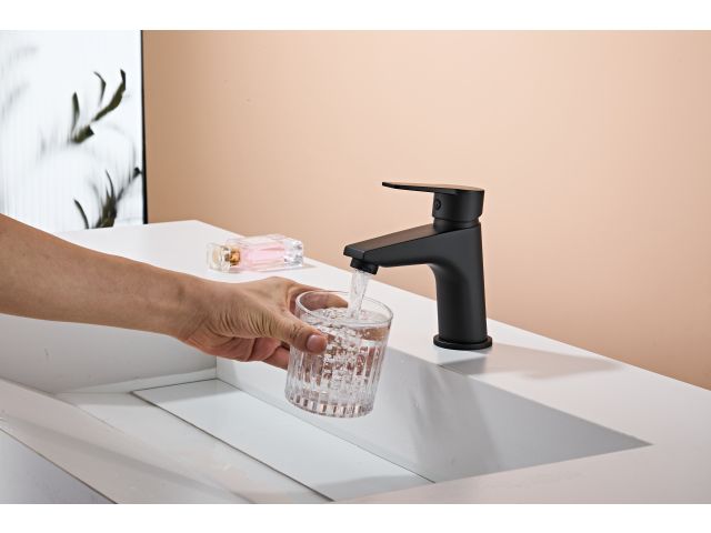 Image 4 Basin faucet (Lt) D35, Aurora Black, a-five