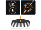 Watch image 2 Fiskars OneClick Leaf Rake L