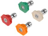 Fan spray nozzles ECO for high pressure washer (set of 4 pcs: 0°, 15°, 25°, 40°)