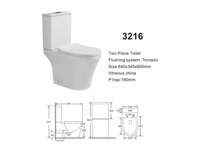 Image 2 Two-piece toilet, SAGE, AV Engineering