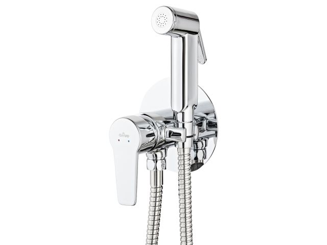 Hygienic shower (Lt) D35, Aurora Chrome, a-five