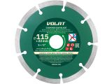 Diamond saw blade 115х22mm segmented, multipurposе VOLAT