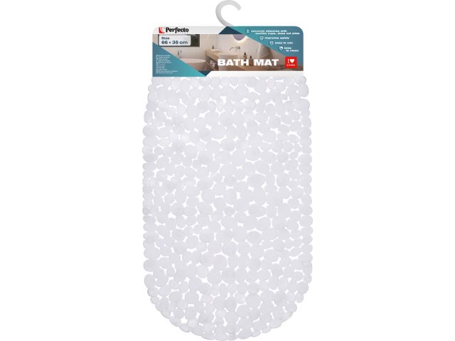 Image 1 Bath mat, oval 66х35 cm, white, PERFECTO LINEA