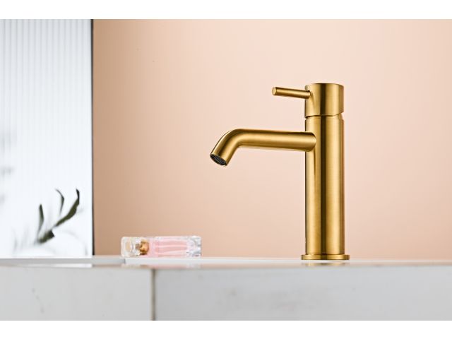Image 2 Basin faucet (Lt) D25, Rocca Gold, a-five
