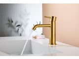 Watch image 3 Basin faucet (Lt) D25, Rocca Gold, a-five