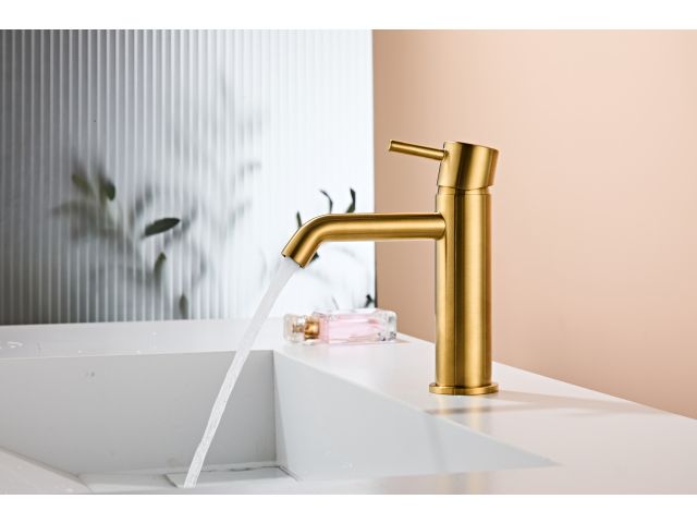 Image 3 Basin faucet (Lt) D25, Rocca Gold, a-five