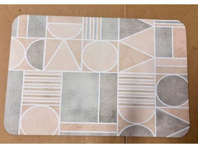 Moisture-absorbent mat, 40х60 cm., DIATOMITE series, facet, PERFECTO LINEA