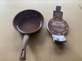 Frying pan 24х5.5 cm, aluminum, non-stick coating, Cook&amp;Fun series, cocoa, PERFECTO LINEA