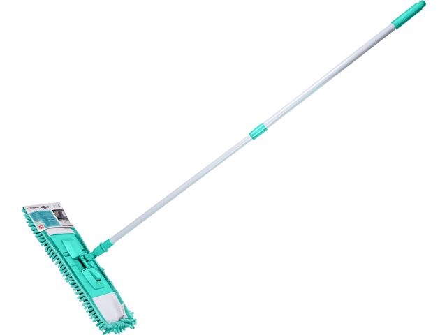 Chenille Flat mop, turquoise, PERFECTO LINEA