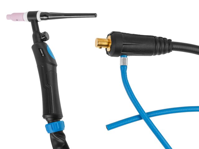 Image 1 TIG welding torch WGT-17V (4m, 150А, connector 35-50, valve) SOLARIS