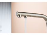 Watch image 6 Kitchen faucet (Lt) D35, Boreal Satin with drinking water tap, a-five