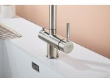 Watch image 7 Kitchen faucet (Lt) D35, Boreal Satin with drinking water tap, a-five