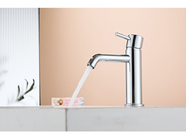 Image 3 Basin faucet (Lt) D25, Rocca Chrome, a-five
