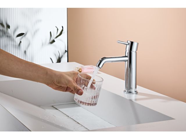 Image 5 Basin faucet (Lt) D25, Rocca Chrome, a-five
