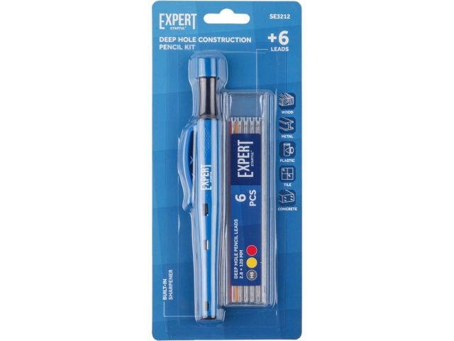 Image 6 Deep hole construction pencil with lead set EXPERT STARTUL