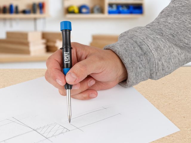 Image 7 Deep hole construction pencil with lead set EXPERT STARTUL