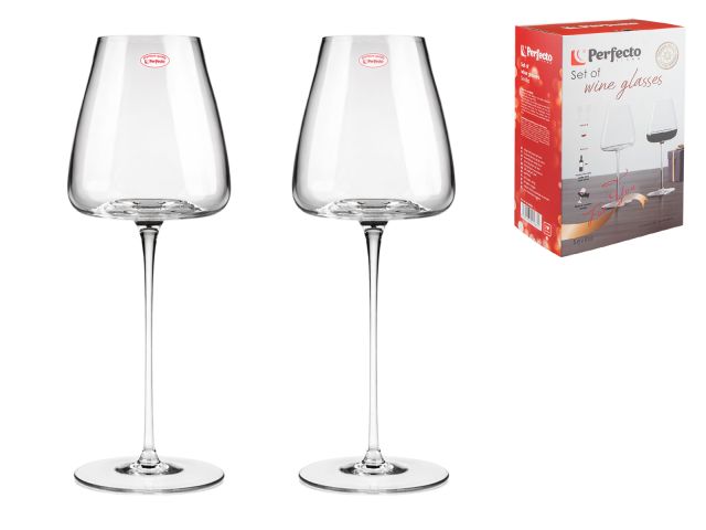 Set of wine glasses, 2 pieces, 470 ml, Sevilla series, PERFECTO LINEA