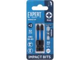 Impact screwdriver bits PH2 50mm 2pcs EXPERT STARTUL