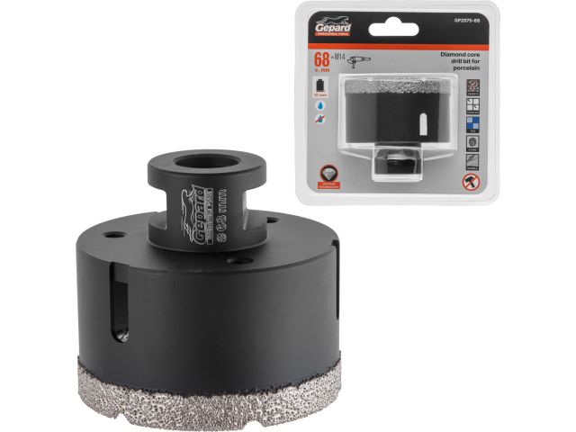 Image 1 Diamond core drill bit for porcelain d 68mm M14 GEPARD